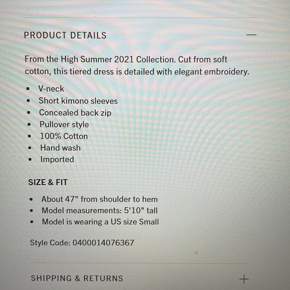 Farm Rio Richelier Embroidered Midi Dress - Picture 4 of 4